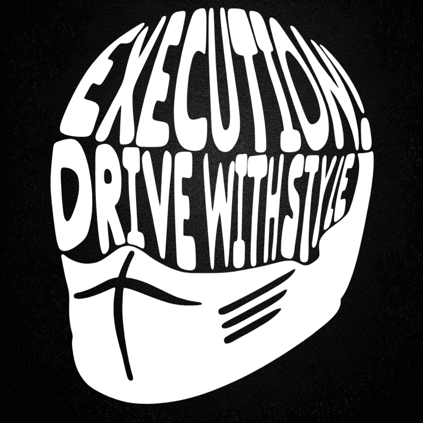 Drive With Style! Helmet Decal
