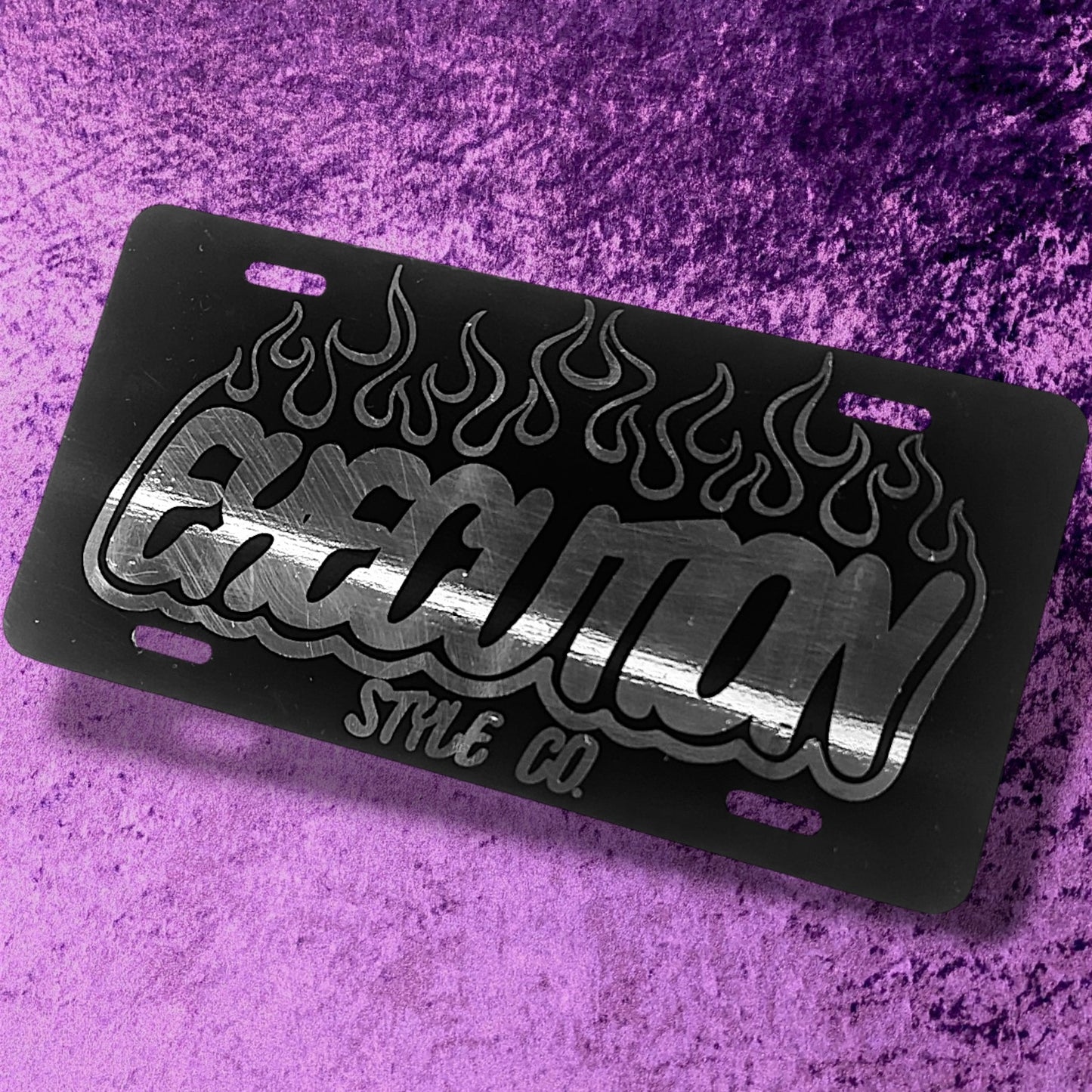 Chrome Flame Plate
