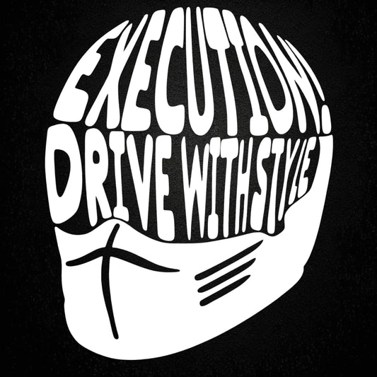 Drive With Style! Helmet Decal